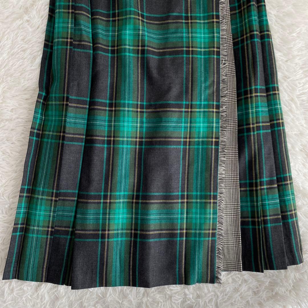 Kiui　極美品☆オニール オブ ダブリン☆プリーツ ロングキルトスカート