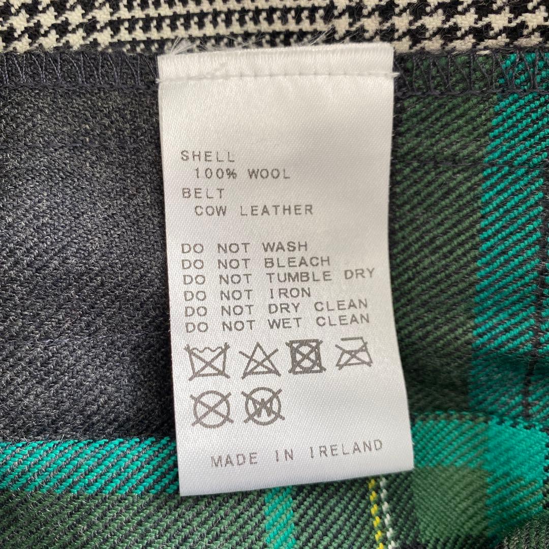 Kiui　極美品☆オニール オブ ダブリン☆プリーツ ロングキルトスカート