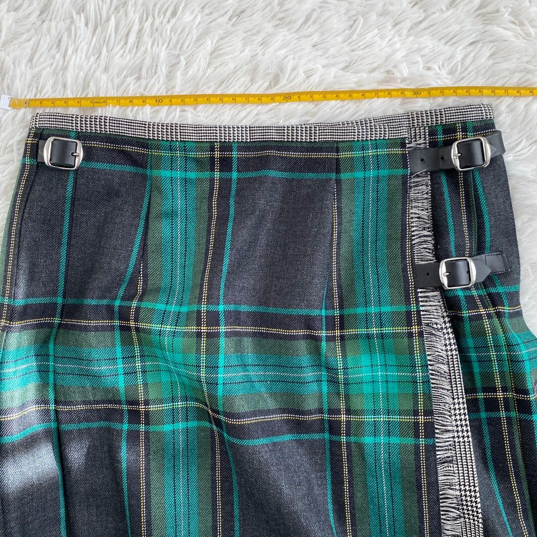 Kiui　極美品☆オニール オブ ダブリン☆プリーツ ロングキルトスカート