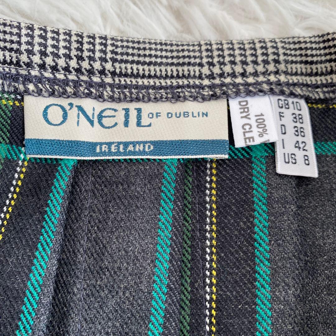 Kiui　極美品☆オニール オブ ダブリン☆プリーツ ロングキルトスカート