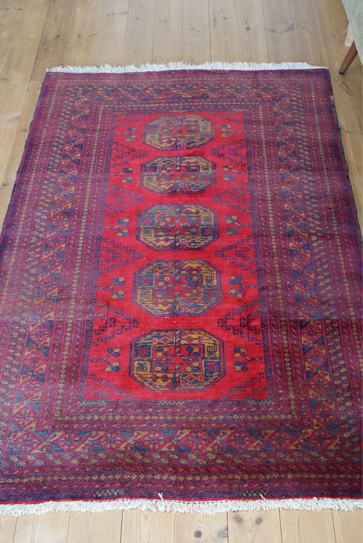 【上質】　トライバルラグ　ペルシャ絨毯　ビンテージ