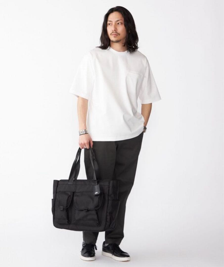 トートバッグ　SHIPS ビズ ワイド ブリーフ トート バッグ メンズ