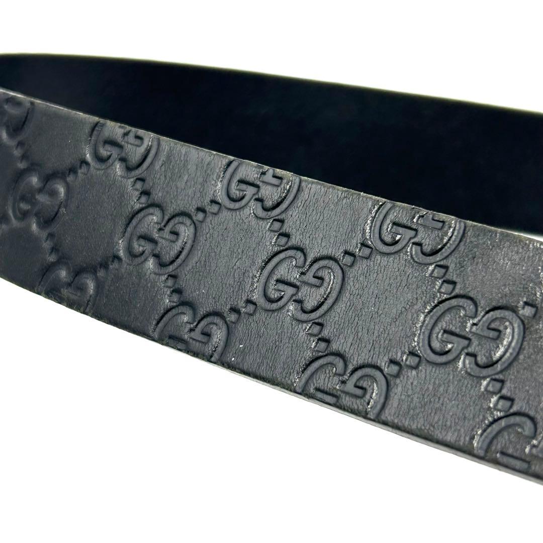 GUCCI グッチ ベルト グッチシマ インターロッキング レザー エンボス