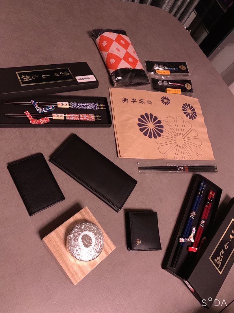 皇居開運長財布特革財布✨美品新品未使用品✨極上クラス品の金運ウォレットセット✨✨