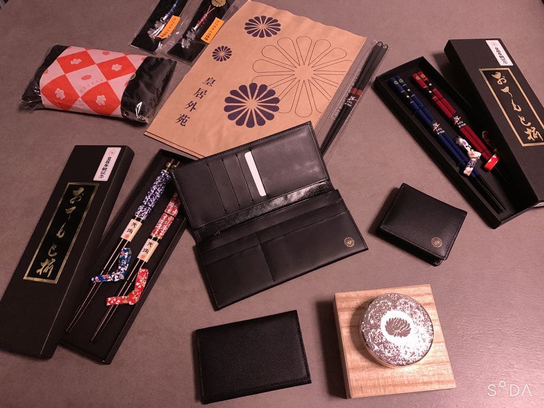 皇居開運長財布特革財布✨美品新品未使用品✨極上クラス品の金運ウォレットセット✨✨