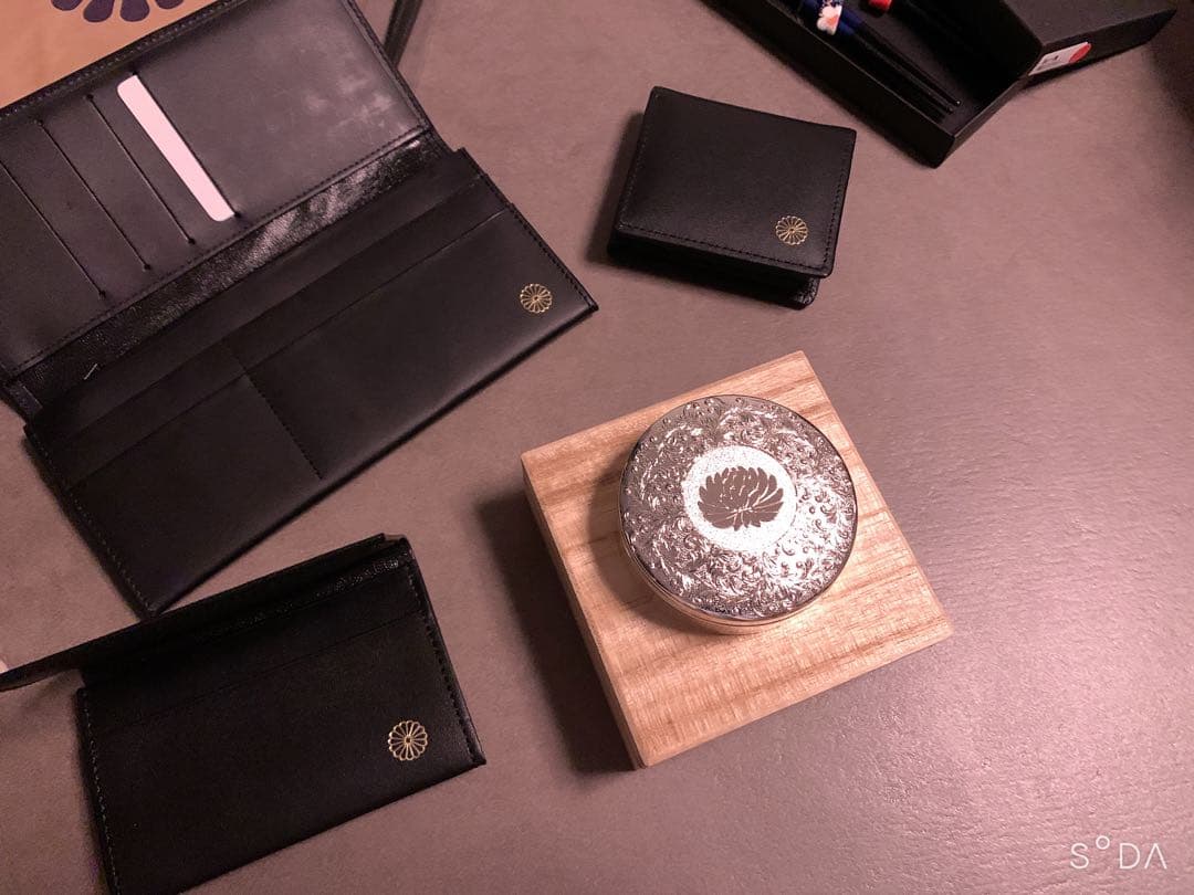 皇居開運長財布特革財布✨美品新品未使用品✨極上クラス品の金運ウォレットセット✨✨