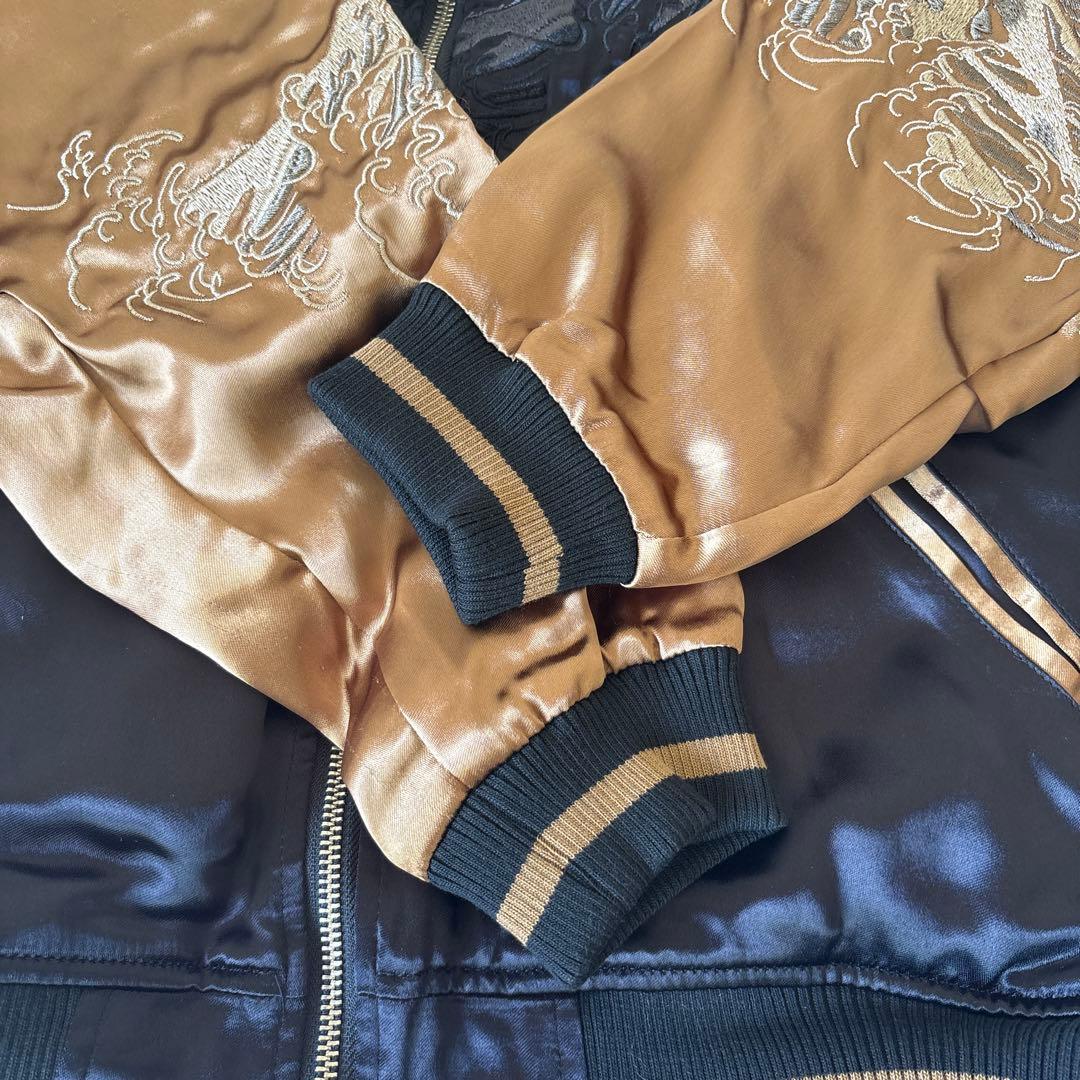 未使用タグ付き：絡繰魂 ワンピース 四皇 リバーシブル スカジャン Mサイズ