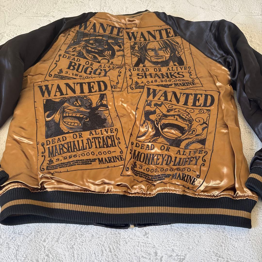 未使用タグ付き：絡繰魂 ワンピース 四皇 リバーシブル スカジャン Mサイズ