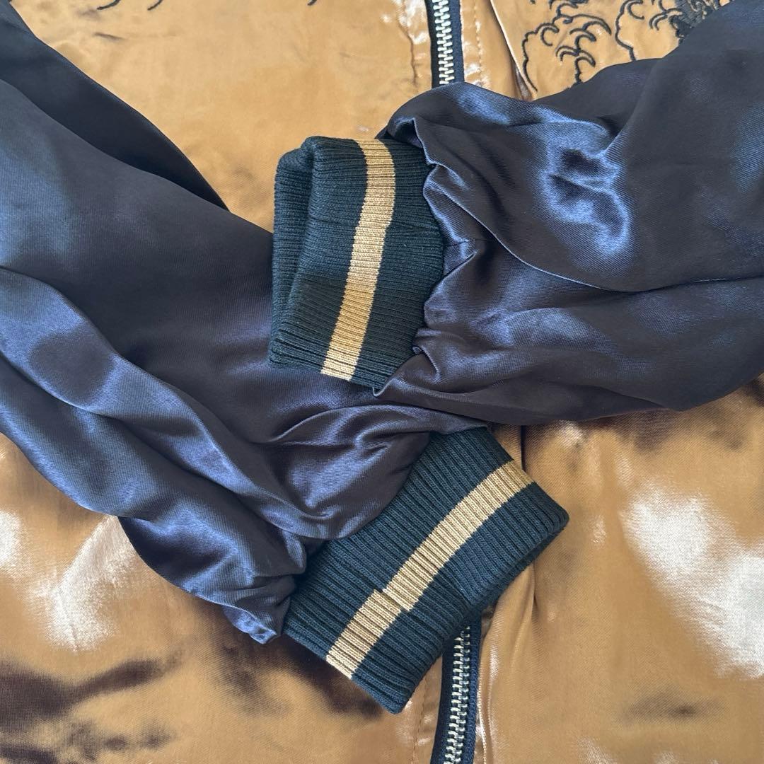 未使用タグ付き：絡繰魂 ワンピース 四皇 リバーシブル スカジャン Mサイズ