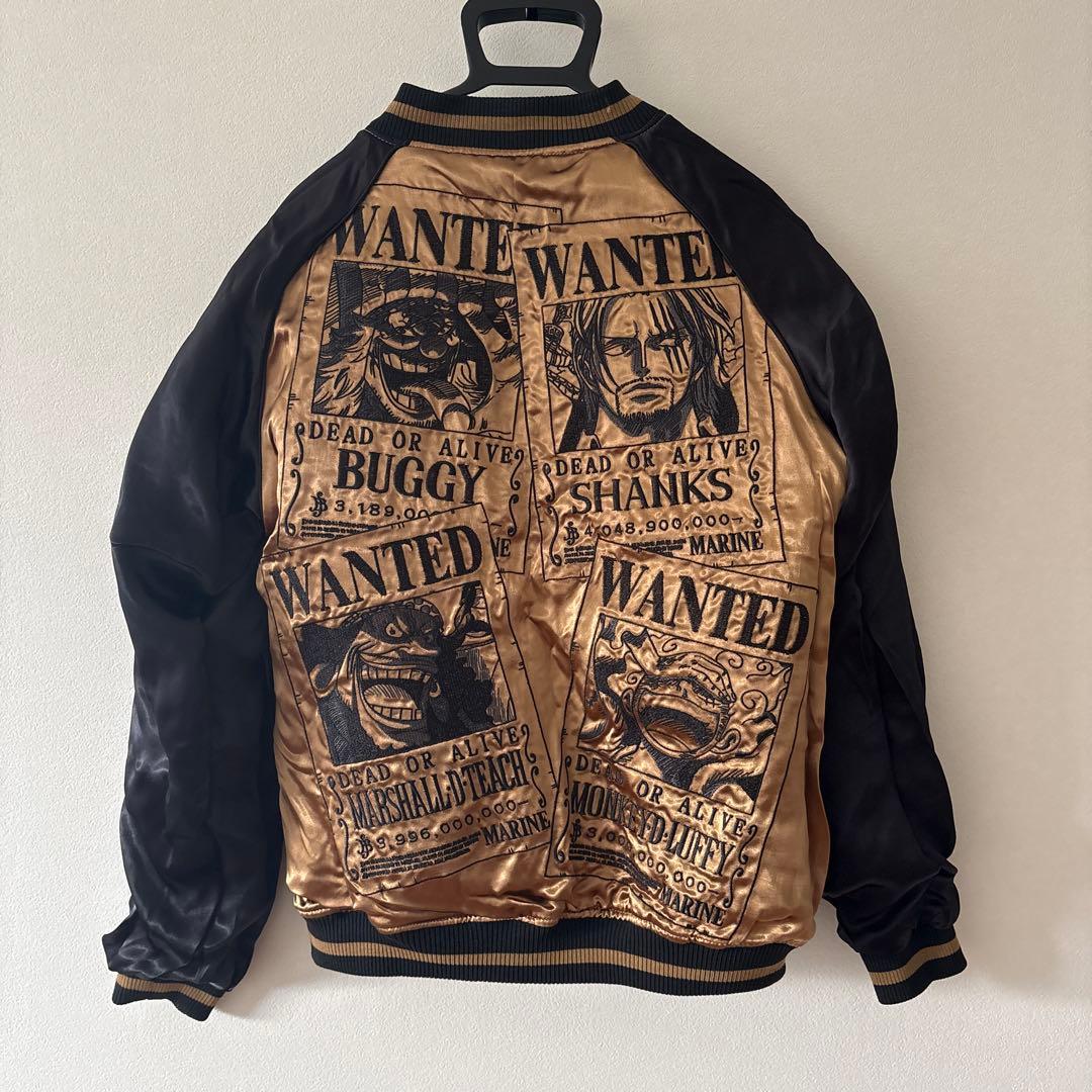 未使用タグ付き：絡繰魂 ワンピース 四皇 リバーシブル スカジャン Mサイズ