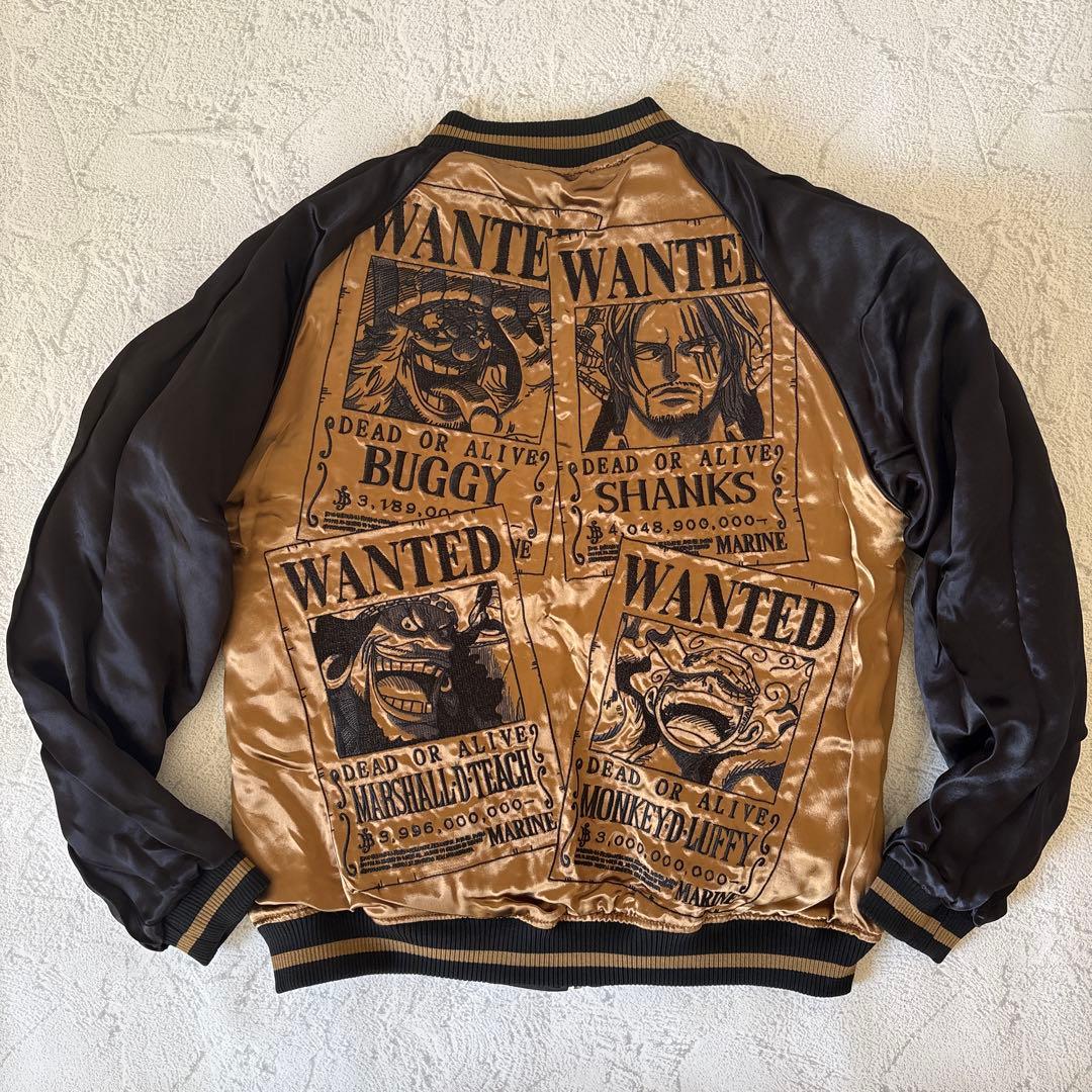 未使用タグ付き：絡繰魂 ワンピース 四皇 リバーシブル スカジャン Mサイズ