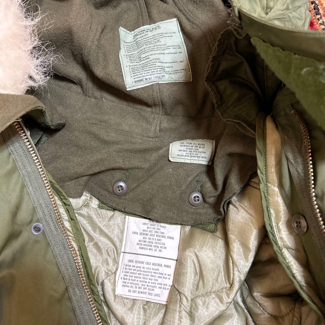 m65 モッズコート 美品　サイズXS フルセット　フィッシュテール パーカー