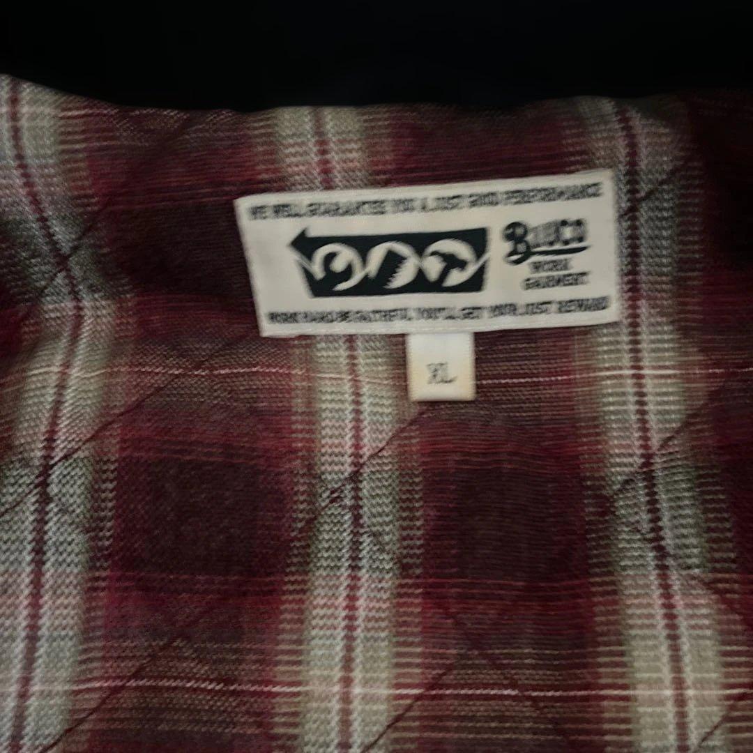 BLUCO コーデュロイ　ダービージャケット　ブラック　XL