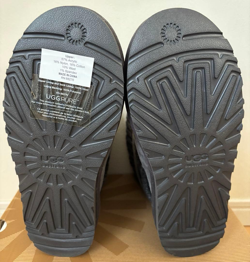 UGG アグ Cambridge ケンブリッジ ムートンブーツ US7 グレー