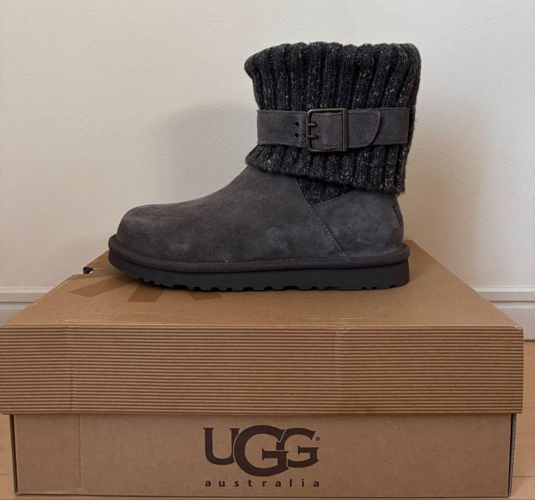 UGG アグ Cambridge ケンブリッジ ムートンブーツ US7 グレー
