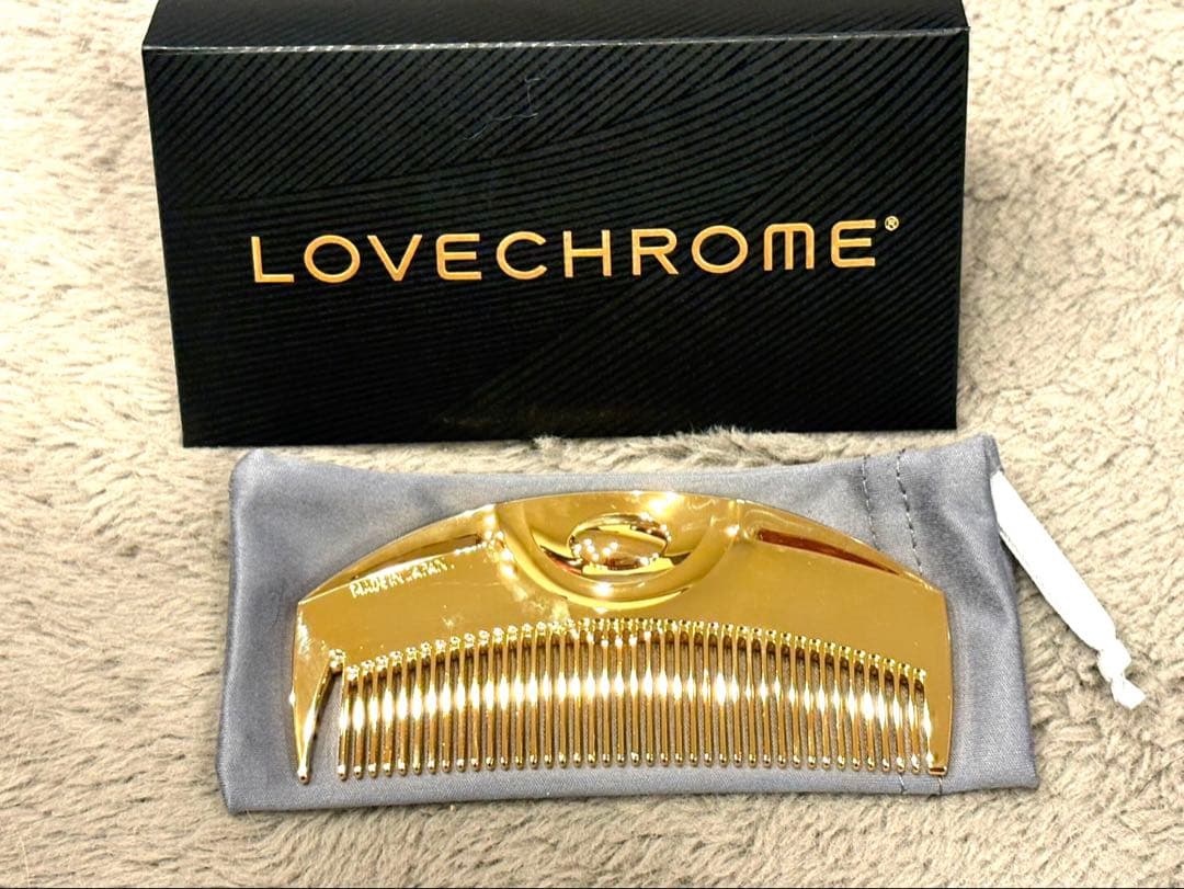 値下げ！LOVE CHROME K24GPツキ ゴールド コーム ラブクロム