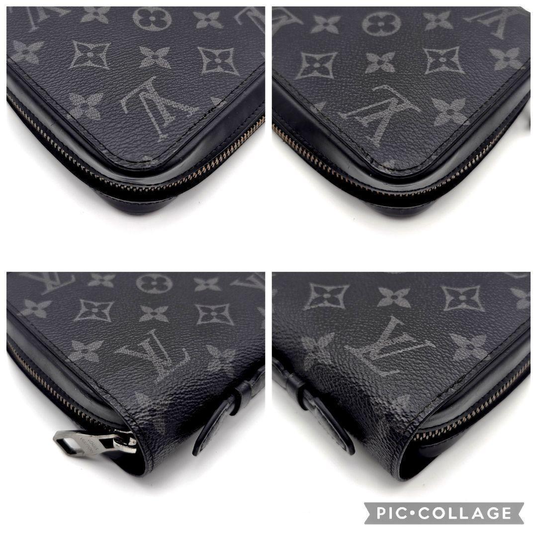 ルイヴィトン　エクリプス　モノグラム　ジッピーXL　長財布　D405