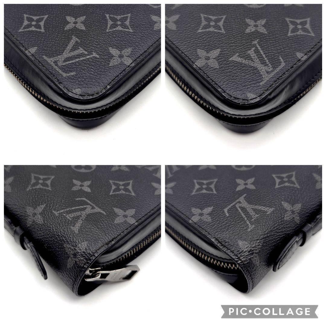 ルイヴィトン　エクリプス　モノグラム　ジッピーXL　長財布　D405