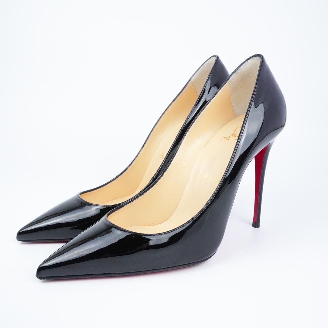 EU36.5 Christian Louboutin 黒 ハイヒール23.5cm