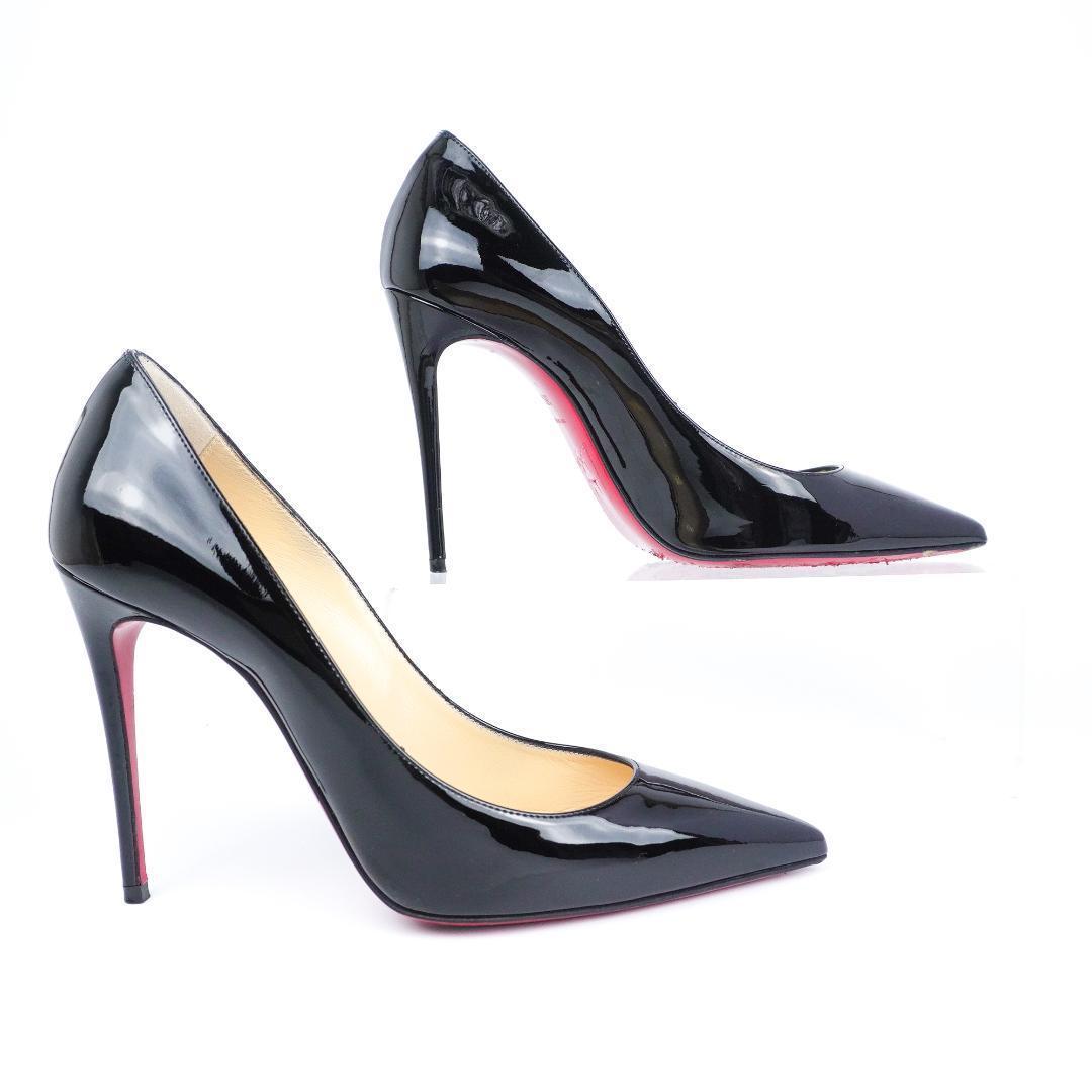 EU36.5 Christian Louboutin 黒 ハイヒール23.5cm