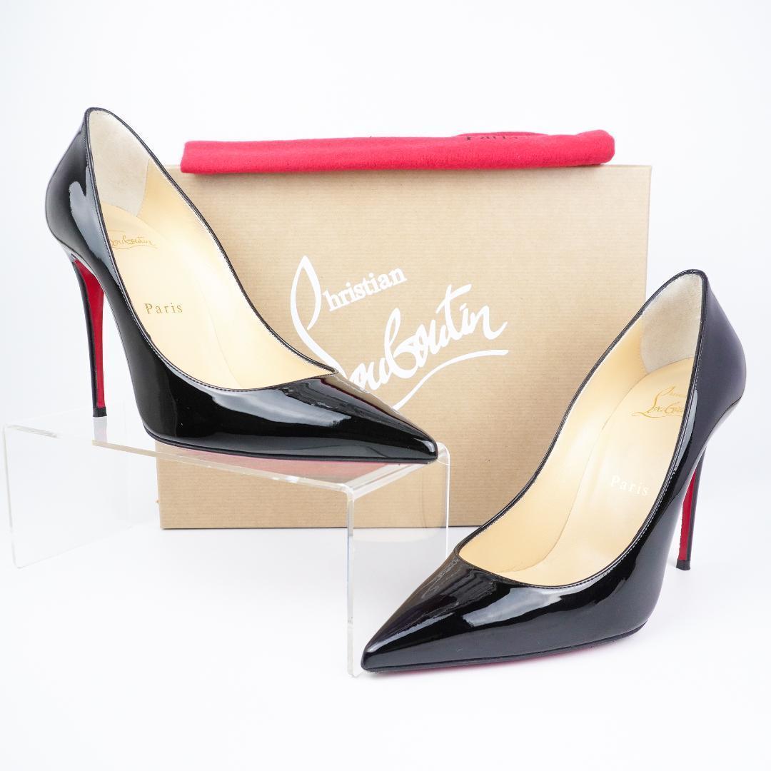 EU36.5 Christian Louboutin 黒 ハイヒール23.5cm