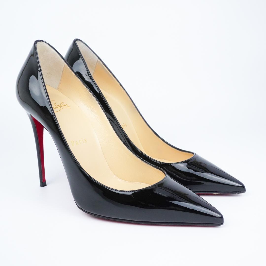 EU36.5 Christian Louboutin 黒 ハイヒール23.5cm