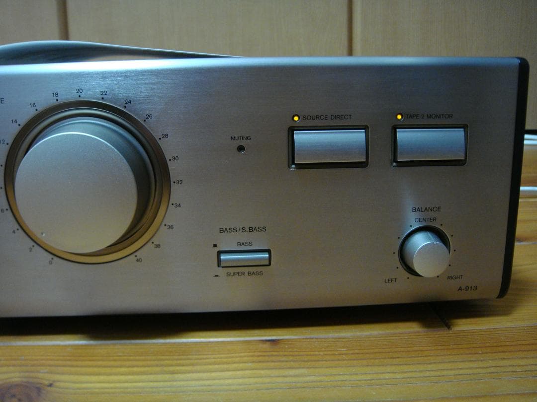 整備済 程度良 ONKYO オンキョー アンプ A-913 リモコン取説付