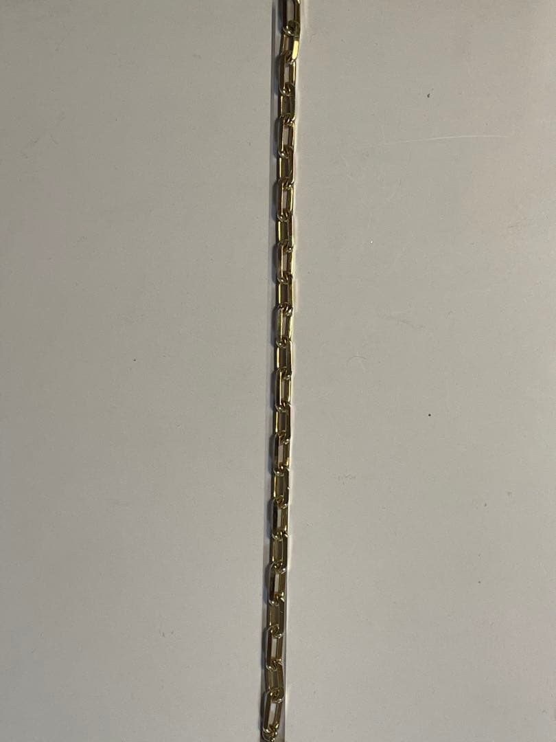 カットアズキ　ブレスレット　サントス　木谷貴金属　20CM K18 金