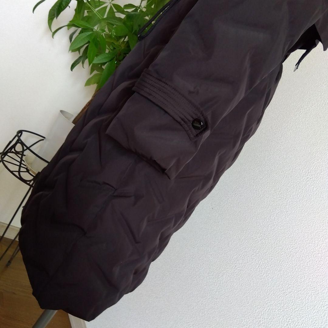 design aeraデザインアエラ　　ダウンロングコート　黒