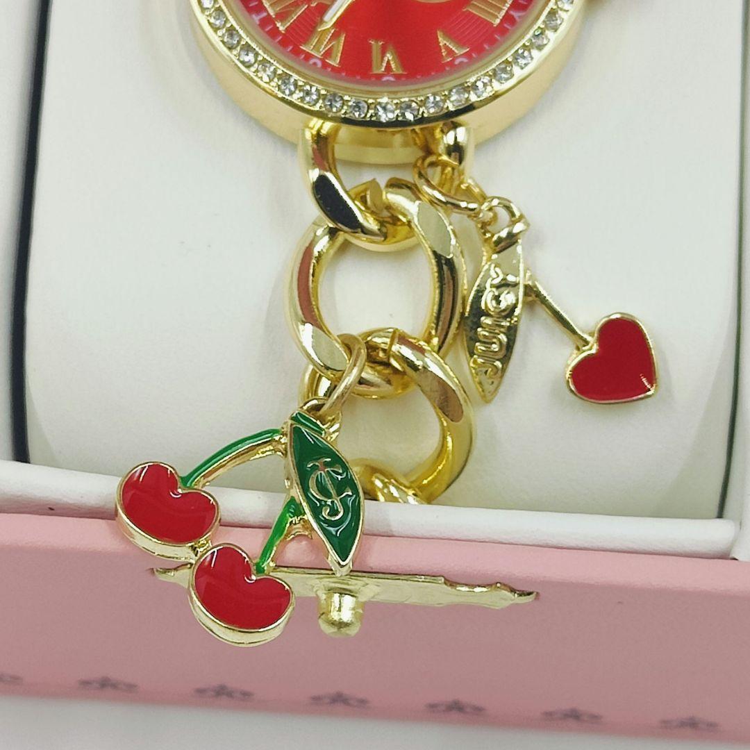 ジューシークチュール レディース 腕時計 ブレスレット チャーム付 ゴールド系