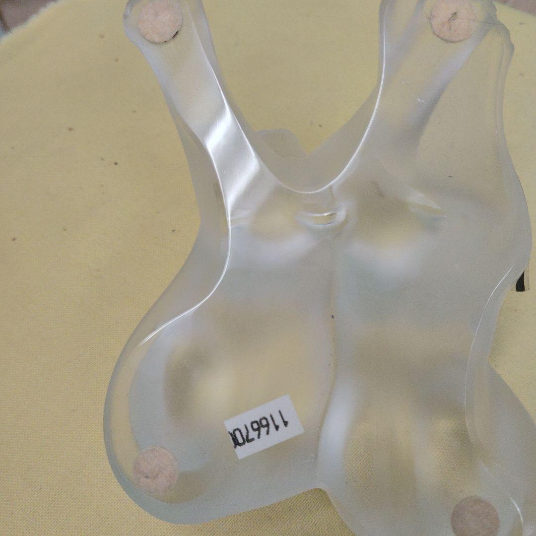 LALIQUE フロストガラス ライオン