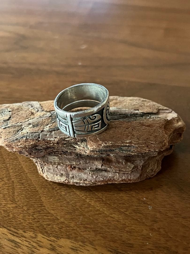 ホピ　ルシオン・ヴァ　インディアンジュエリー リング　ペアリング