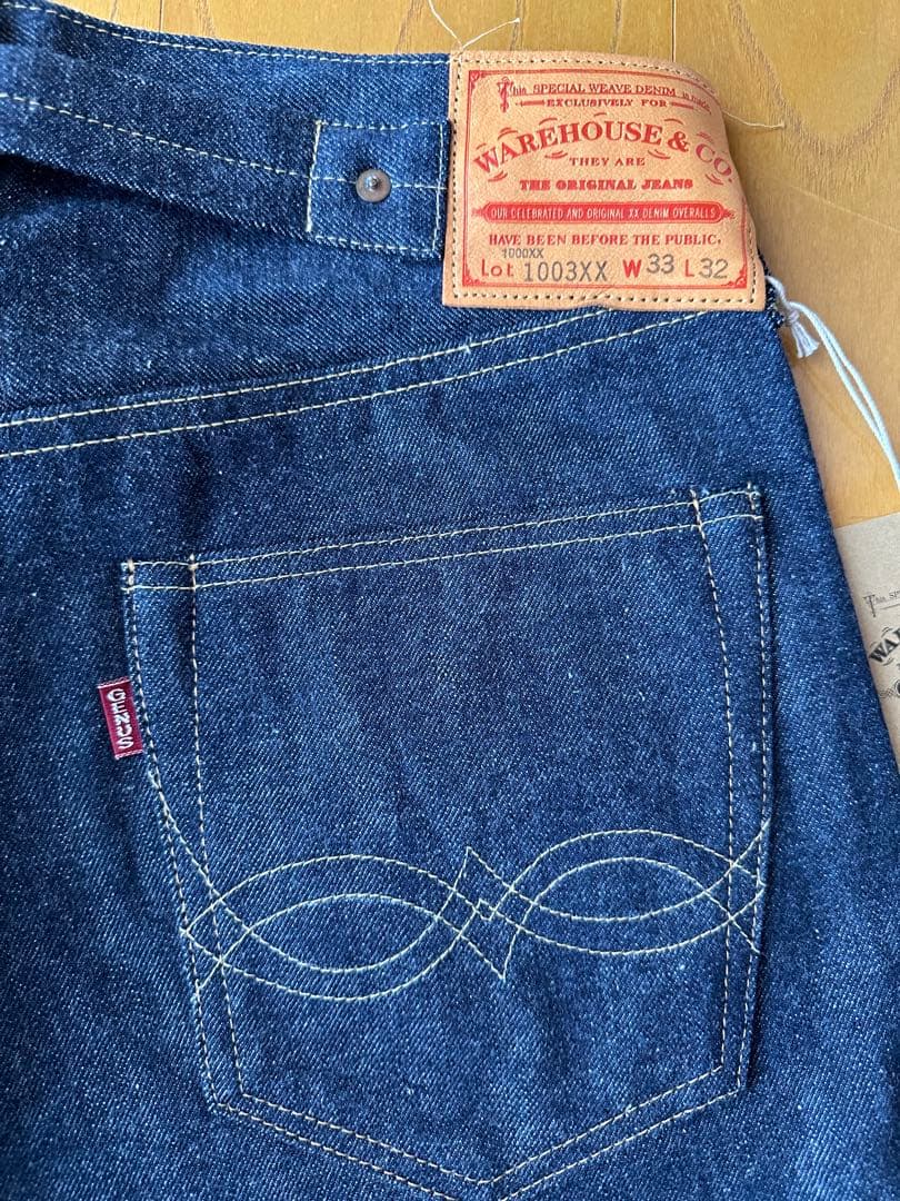 ウエアハウス デッドストックブルー1003XX 1941年モデル W33