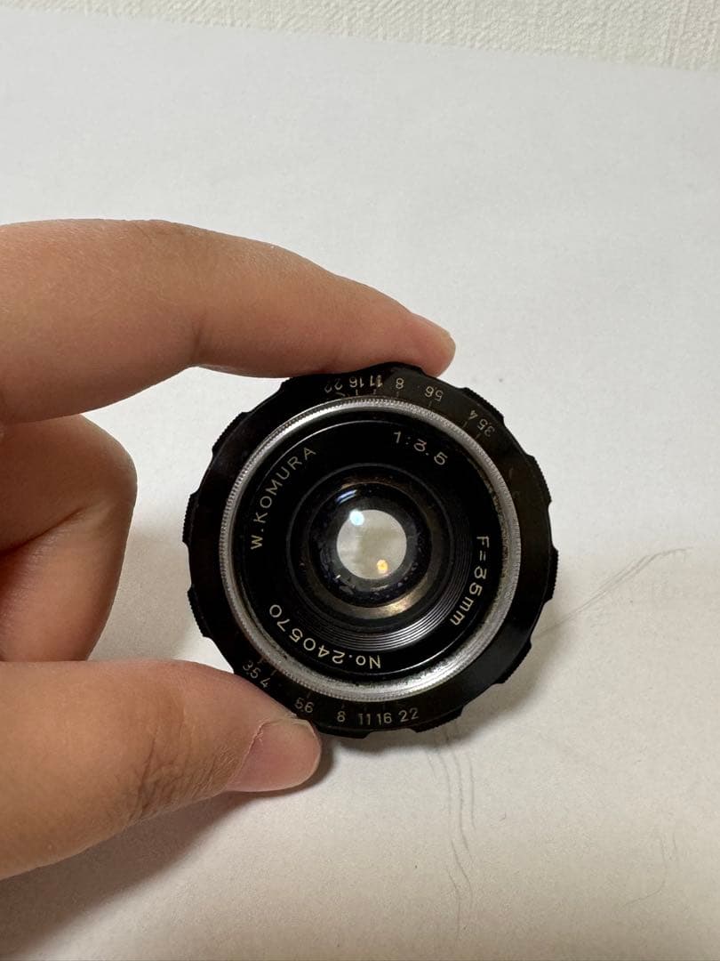 KOMURA 74- W- KOMURA 35mm f/3.5 初期型