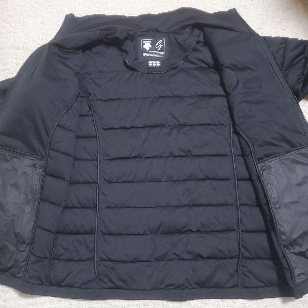 DESCENTE GOLF　中綿ジャケット　メンズOサイズ　ブラック　防寒