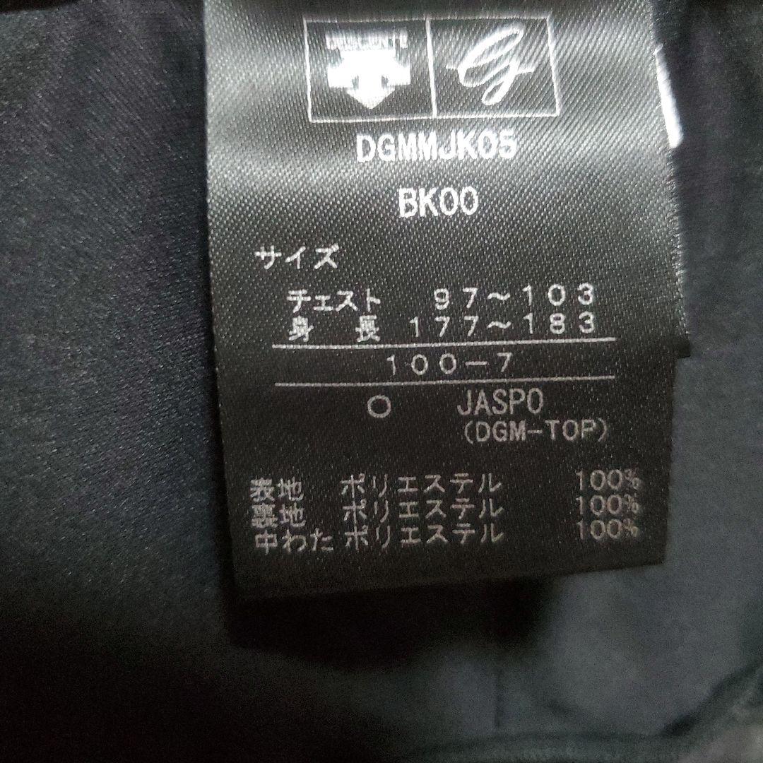 DESCENTE GOLF　中綿ジャケット　メンズOサイズ　ブラック　防寒