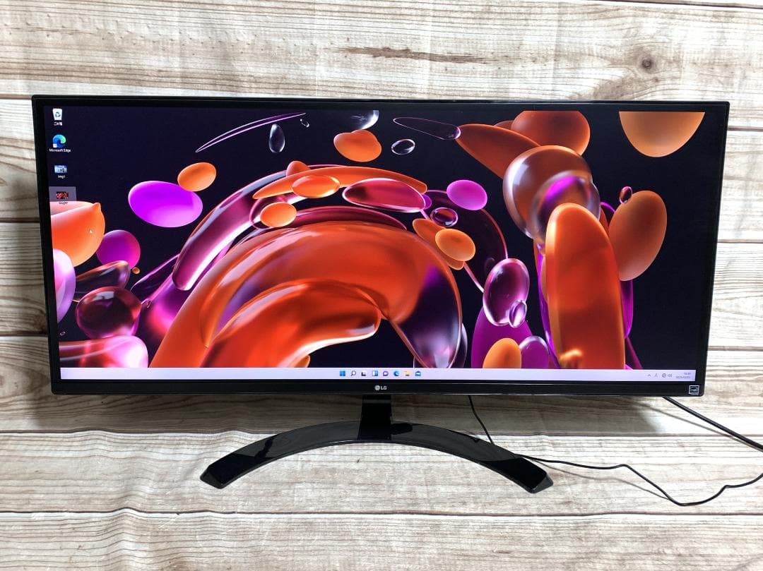 LG 34型ウルトラワイド IPS液晶 HDMI アーム対応 34UM59 良品