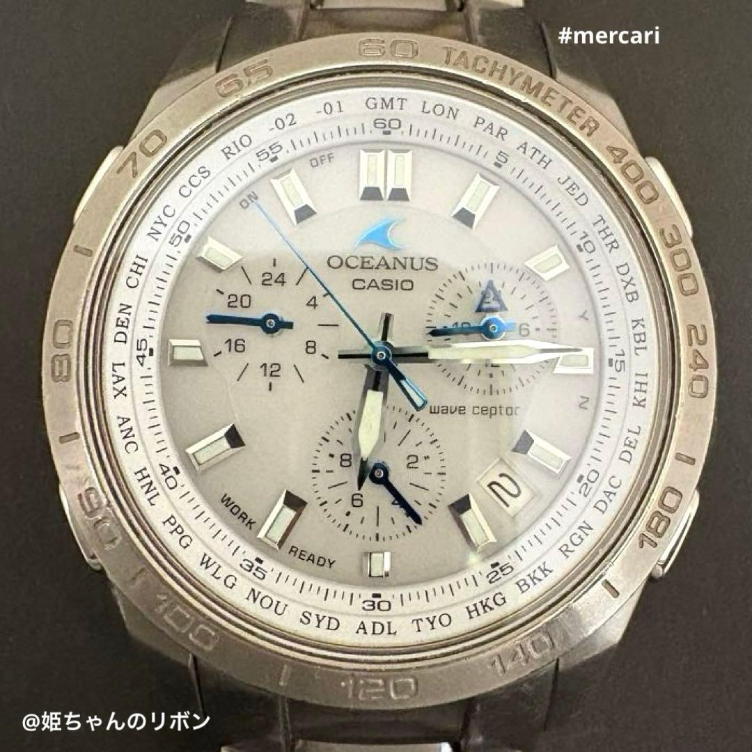 CASIO オシアナス　OCW-600TDJ-7AJF 電波ソーラー