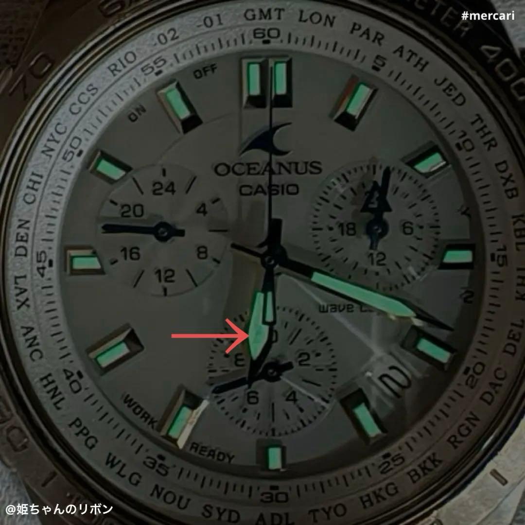 CASIO オシアナス　OCW-600TDJ-7AJF 電波ソーラー