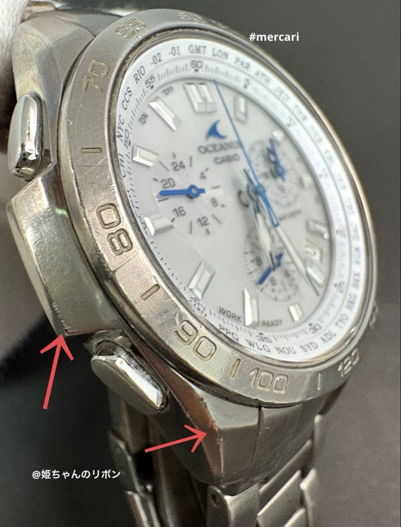 CASIO オシアナス　OCW-600TDJ-7AJF 電波ソーラー