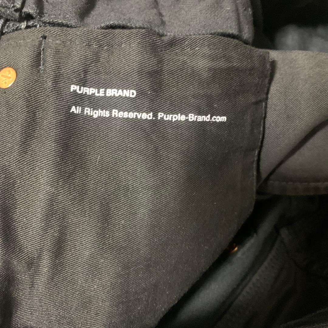 PURPLE BRAND スキニーデニム ブラック