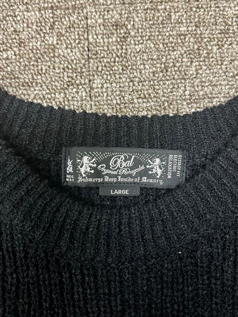 baloriginal バルオリジナル 黒ニット