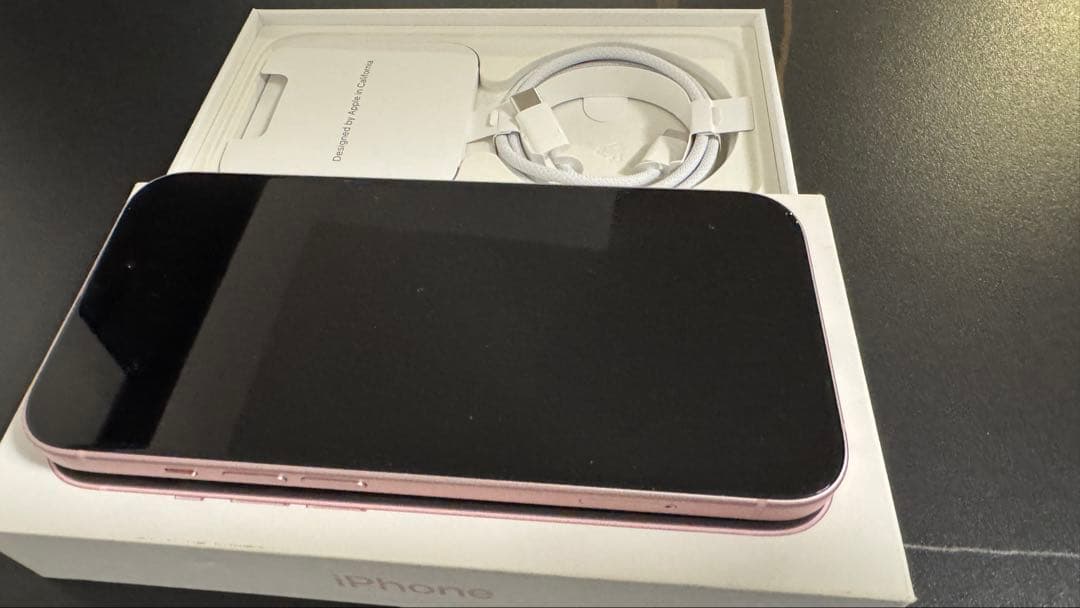 iPhone15 256GB SIMフリー ピンク バッテリー容量100