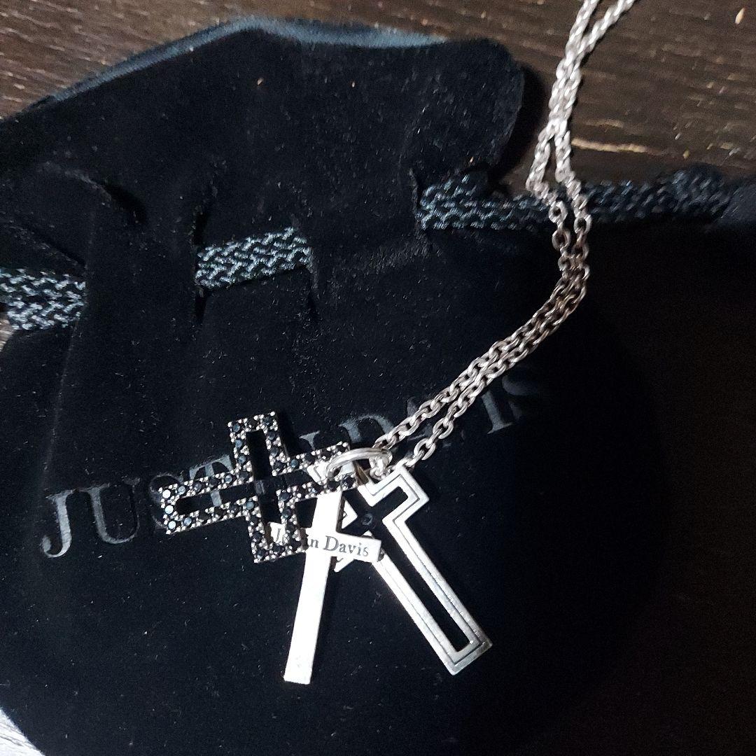 JUSTIN DAVIS クロス型ネックレス