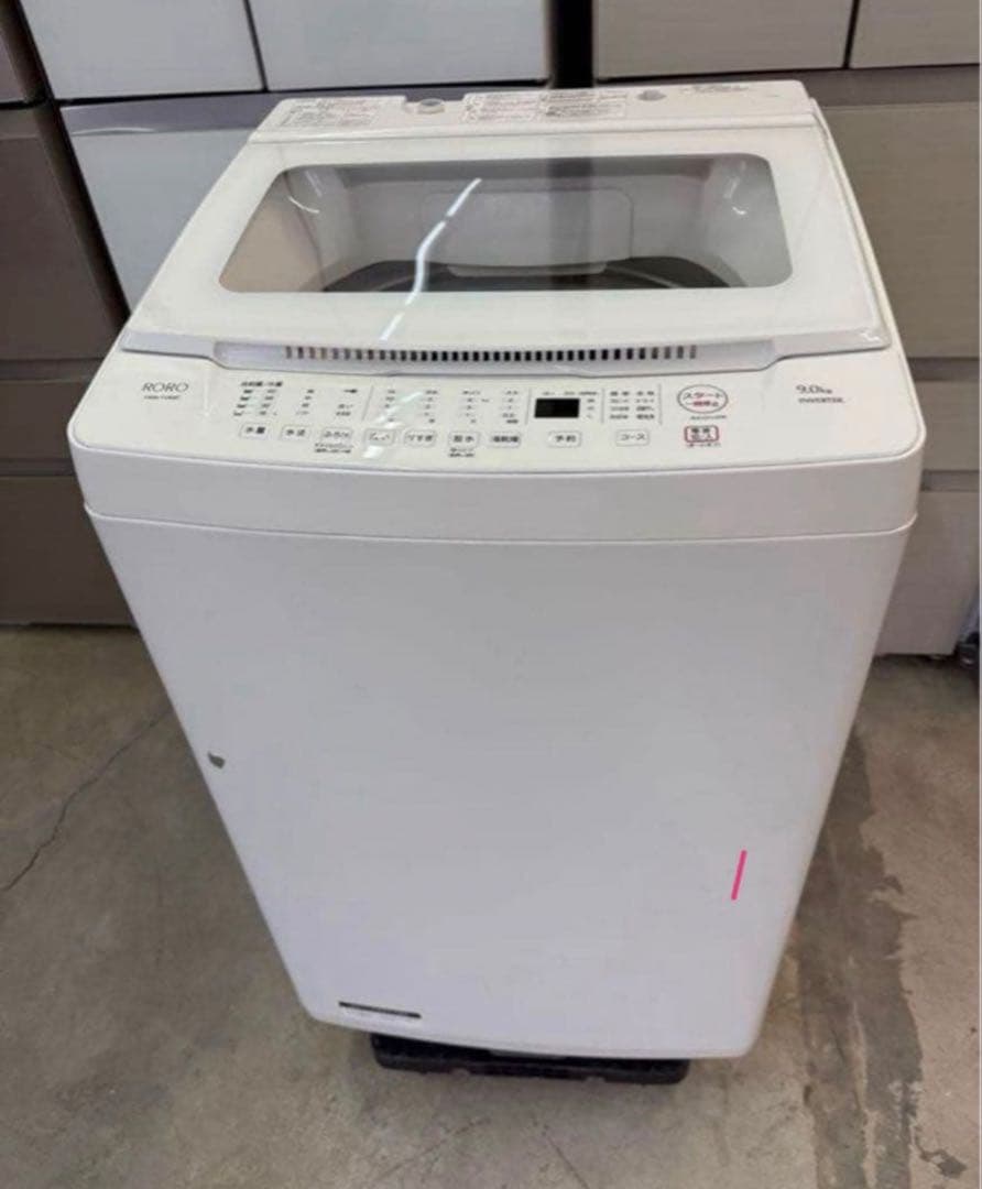 【高年式】 2023年式 9kg YAMADA 洗濯機 YWM-TV90K
