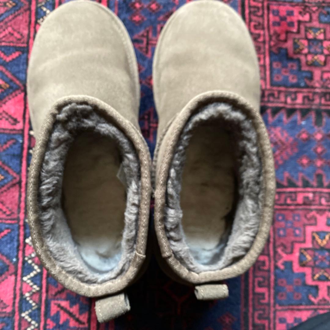 【国内正規品】UGG ムートンブーツ ブラウン　ベージュ　25cm us8 美品