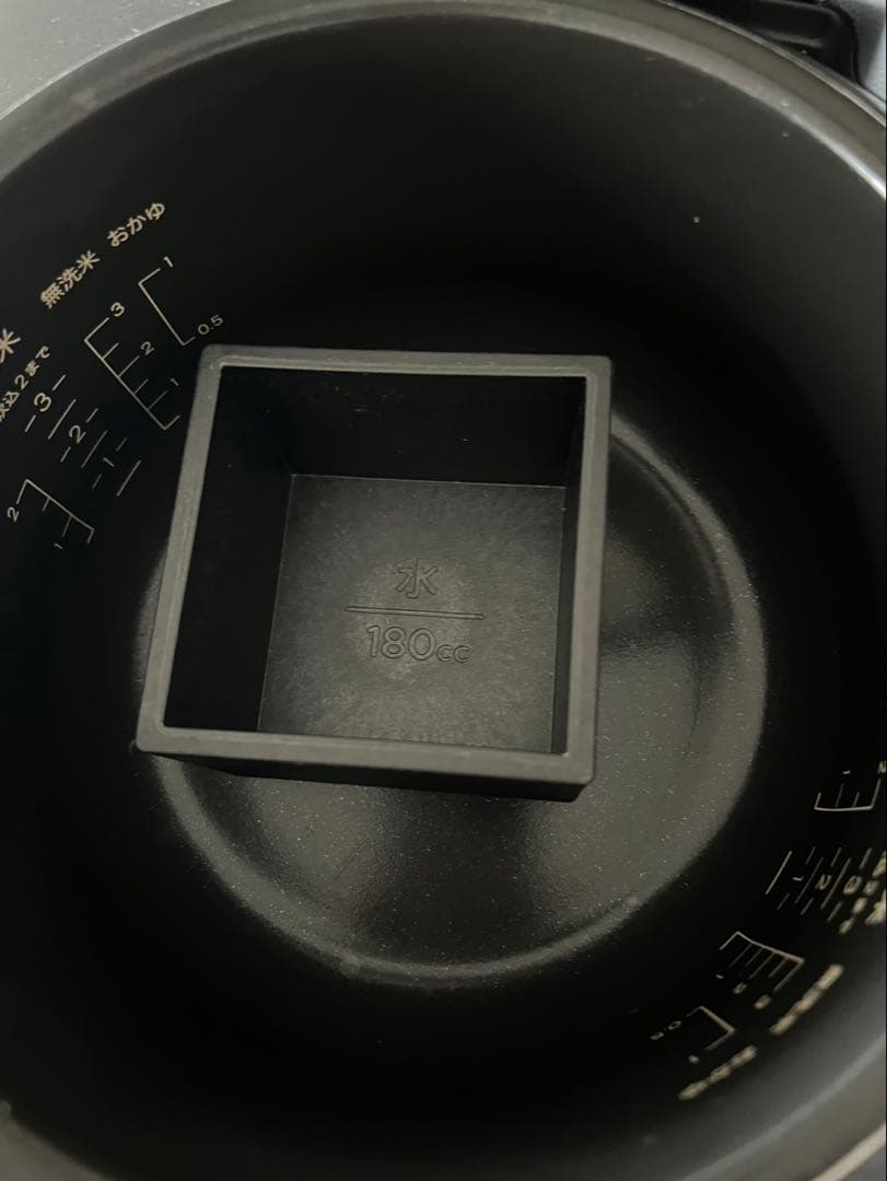 BALMUDA The Gohan KBG-8K 炊飯器 ブラック 美品３合炊き