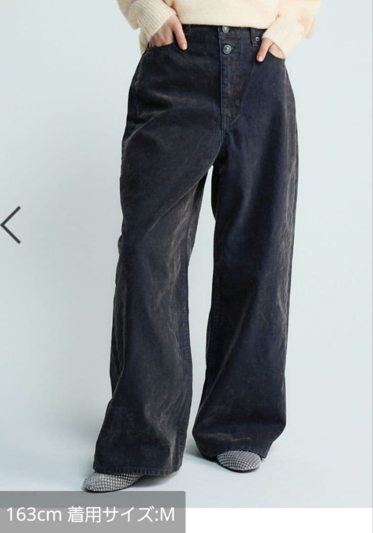 JEANASIS 新品未使用フロッキーワイドデニム