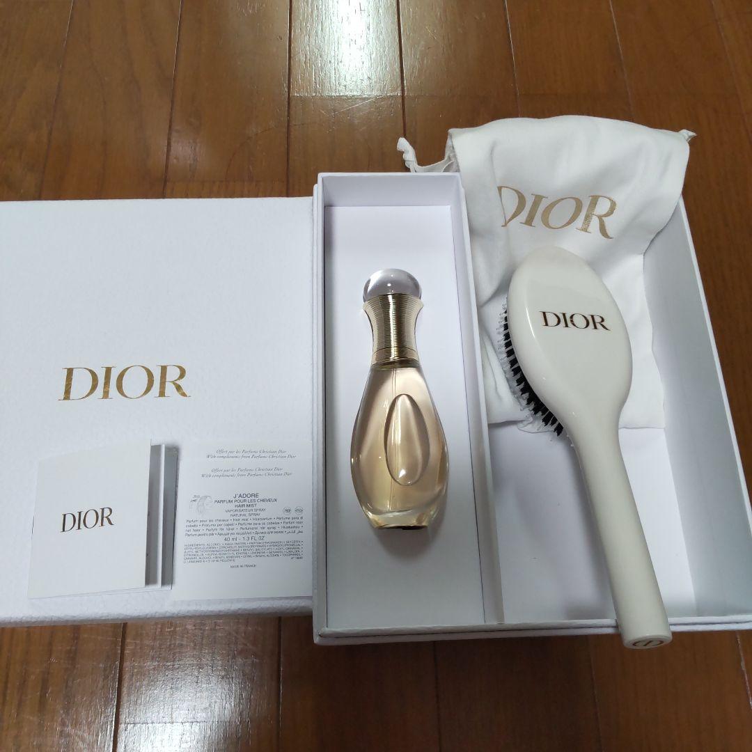 ディオールDIOR新品ジャドールヘアミスト、ブラシ、タオルなどノベルティセット