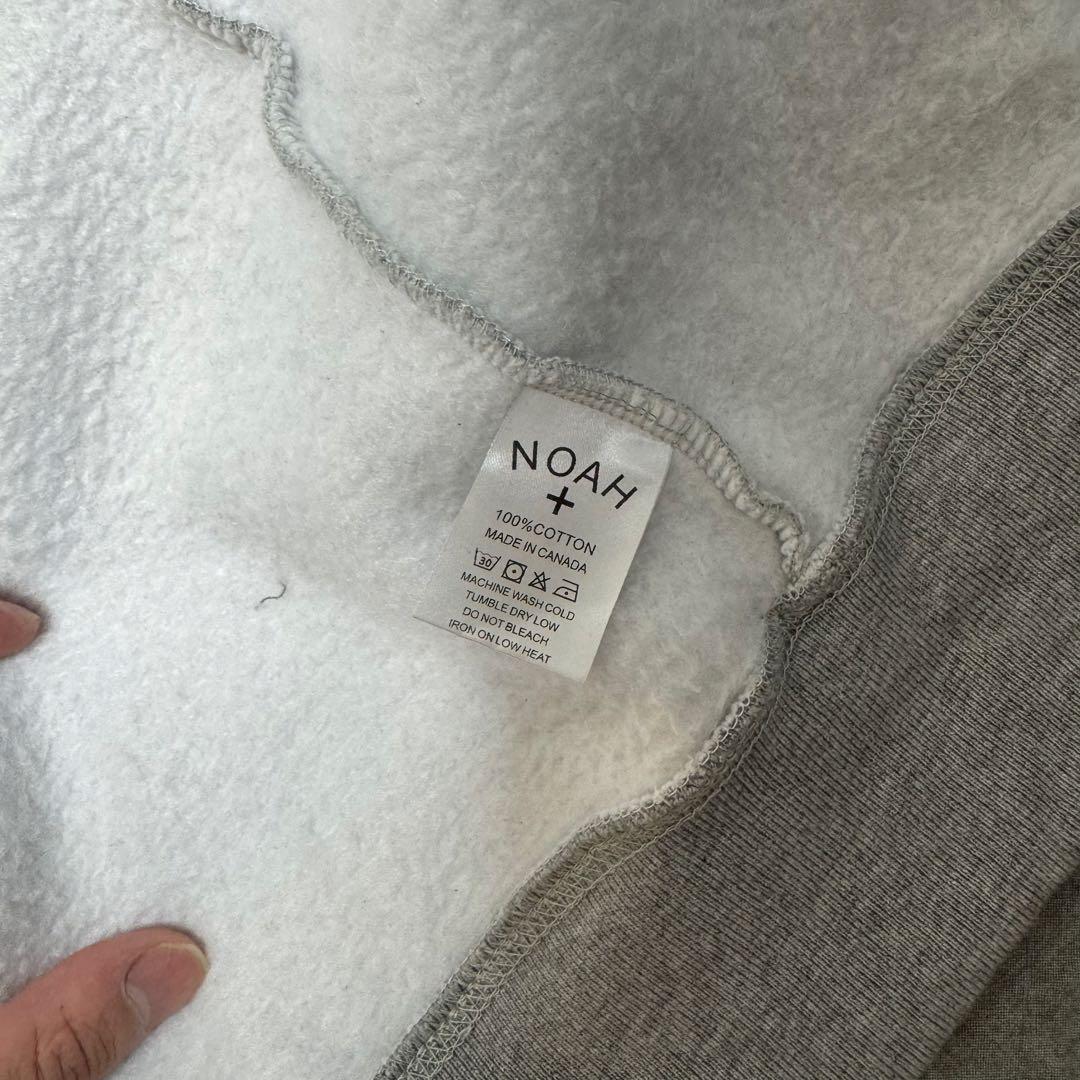 NOAH グレー フルジップパーカー L